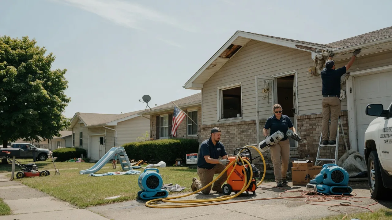 Water Damage Restoration in Burlington, IN near me